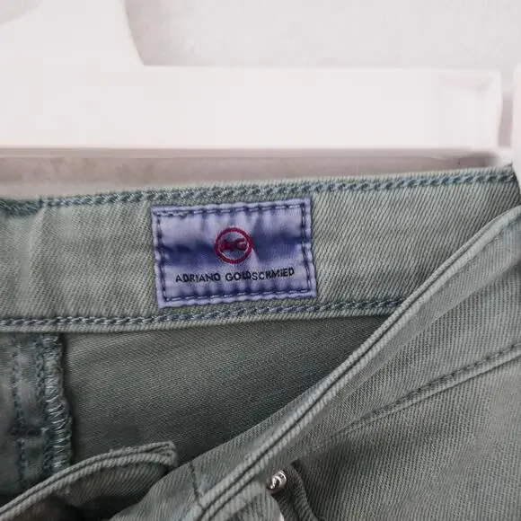 NEW AG Adriano Goldschmied Legging Super Skinny Ankle Jeans Green Size 4 26 - Picture 7 of 13